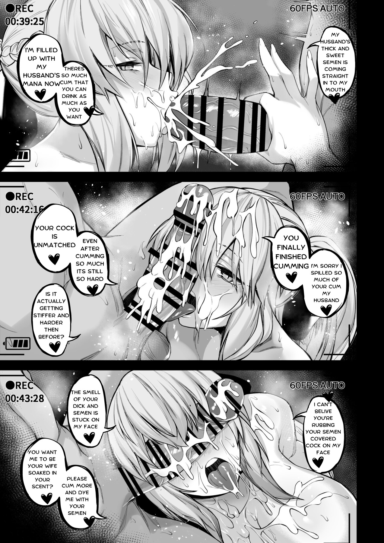 Hentai Manga Comic-Morgan and Her Sister's (Artoria Alter) Semen Squeezing Diary-Read-15